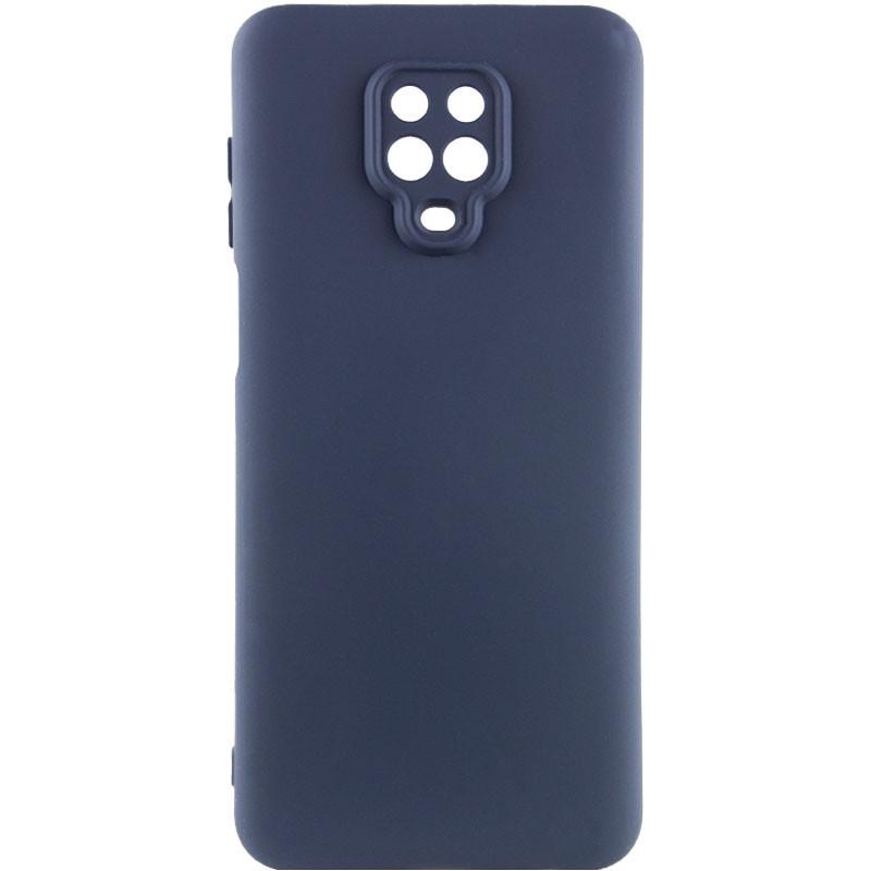 Противоударный чехол Silicone Cover Lakshmi Full Camera (AAA) для Xiaomi Redmi Note 9s / Note 9 Pro /Note 9 Pro Max Темно-синий / Midnight blue