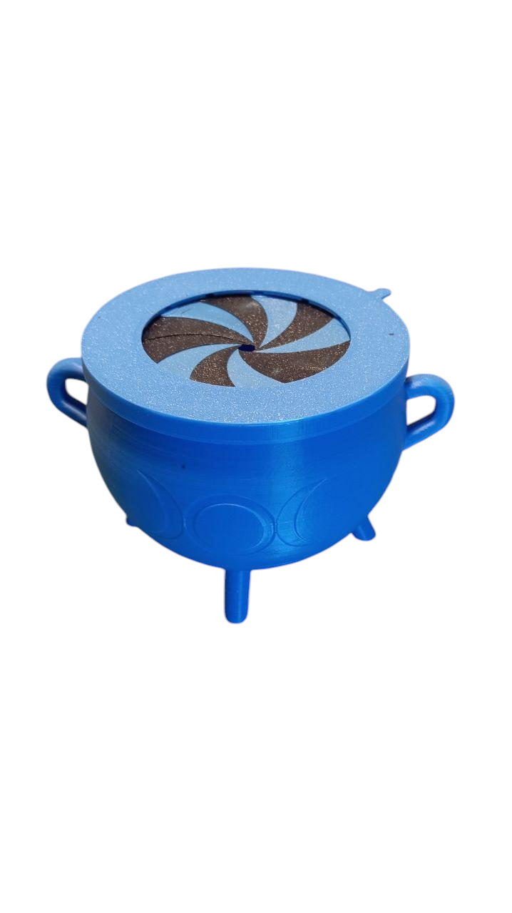 Контейнер для конфет Halloween Cauldron Candy Bowl 3D-печать FDM технология Контейнер для конфет Halloween Cauldron Candy Bowl 3D-печать FDM технология
