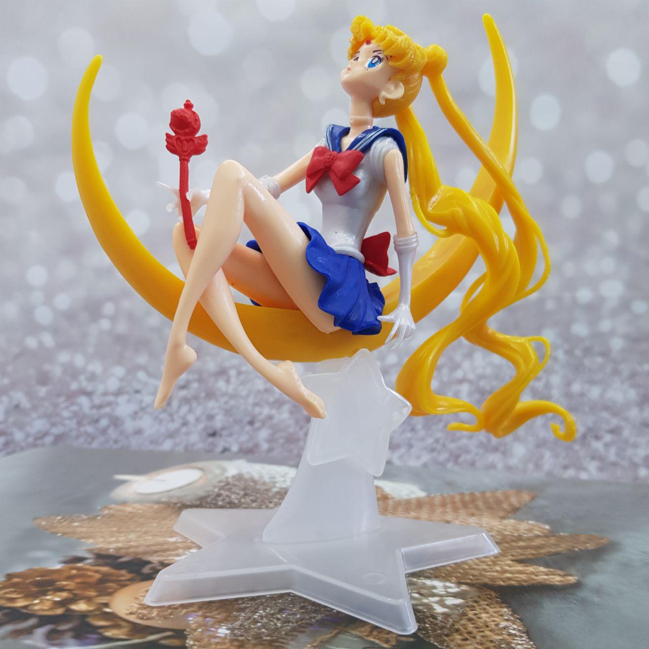 Фигурка аниме Сейлор Мун сидеть на Луне 15 см (2743083681)