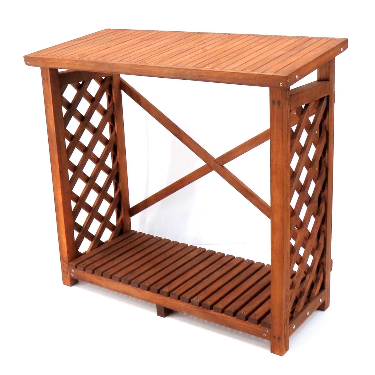 Дровница деревянная из дерева Глазго Савоярди (ДРВ-000215)