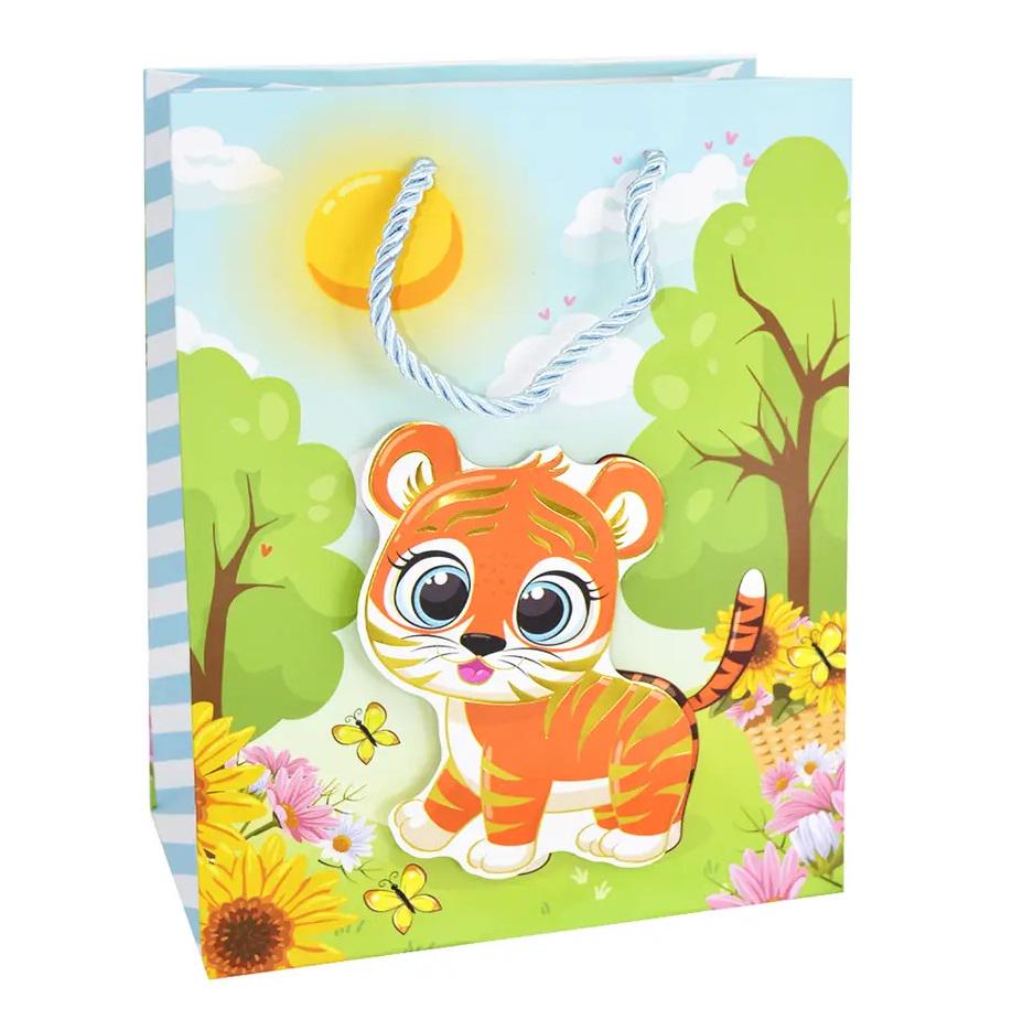 Подарочный пакет Stenson R97044-L Animals 3D