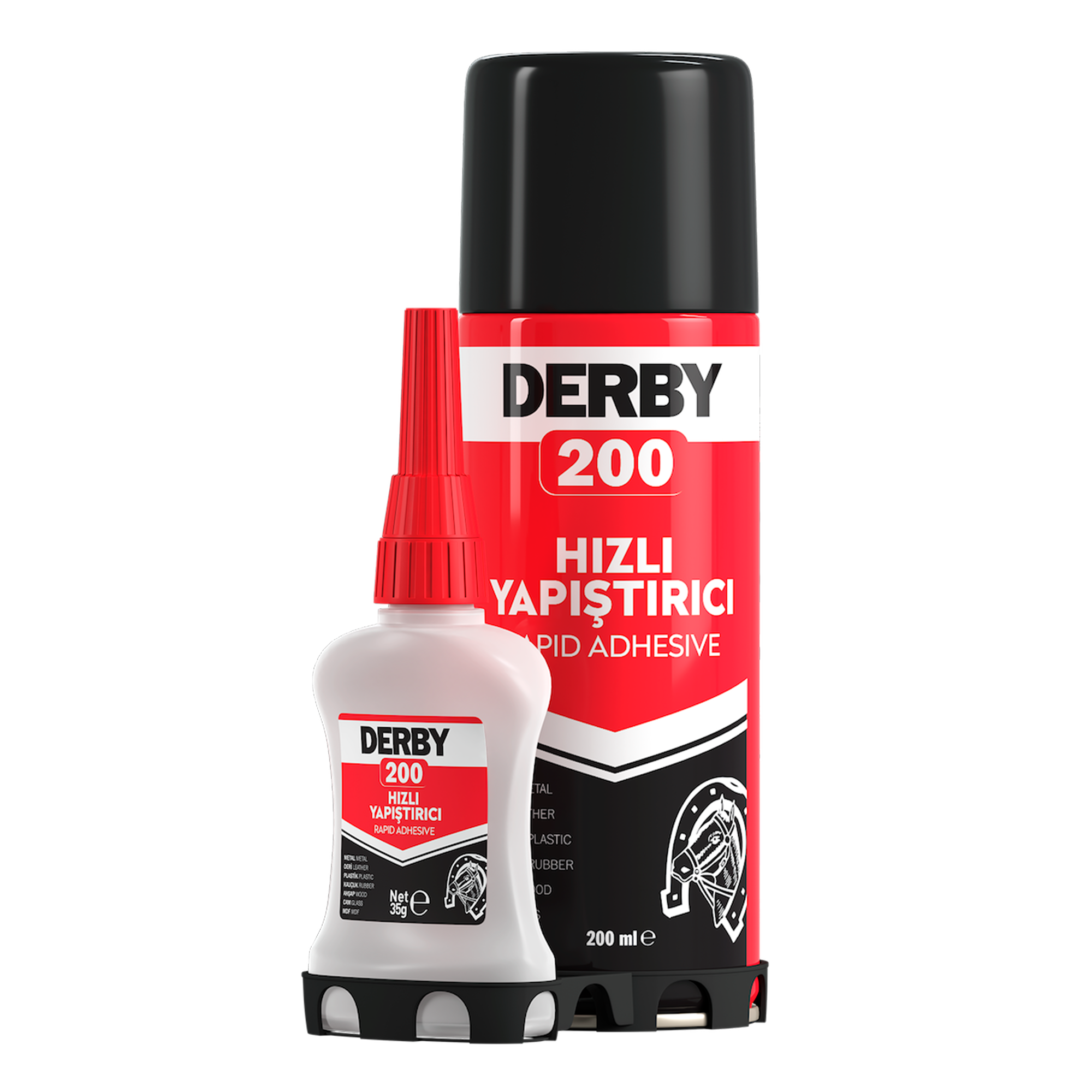 Клей гелевий з активатором Derby 200+50 моментальний контактний (28150791) Клей гелевий з активатором Derby 200+50 моментальний контактний (28150791)