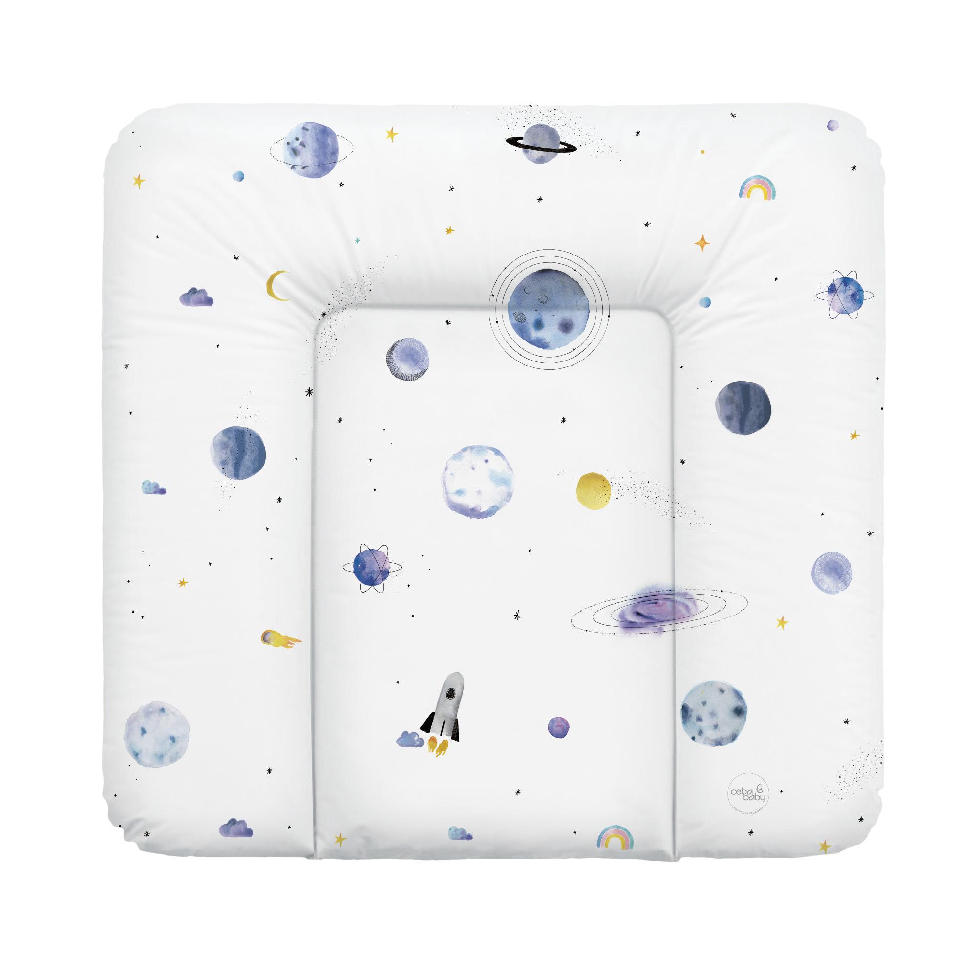 Матрац пеленальный Ceba Baby 75x72 см мягкий на комод Universe