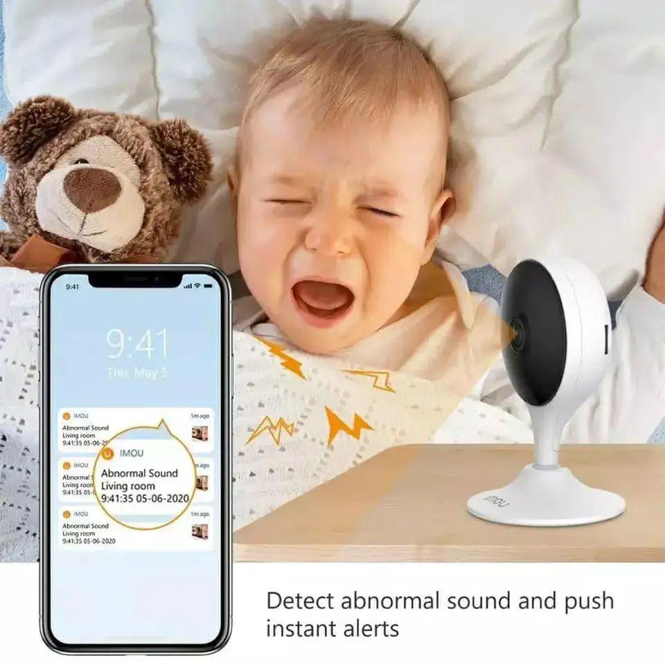 Видеоняня Wi-Fi IP IMOU Cue 2C с инфракрасной подсветкой и датчиком движения 2MP 1920x1080px (2232275773) - фото 3 Видеоняня Wi-Fi IP IMOU Cue 2C с инфракрасной подсветкой и датчиком движения 2MP 1920x1080px (2232275773) - фото 3