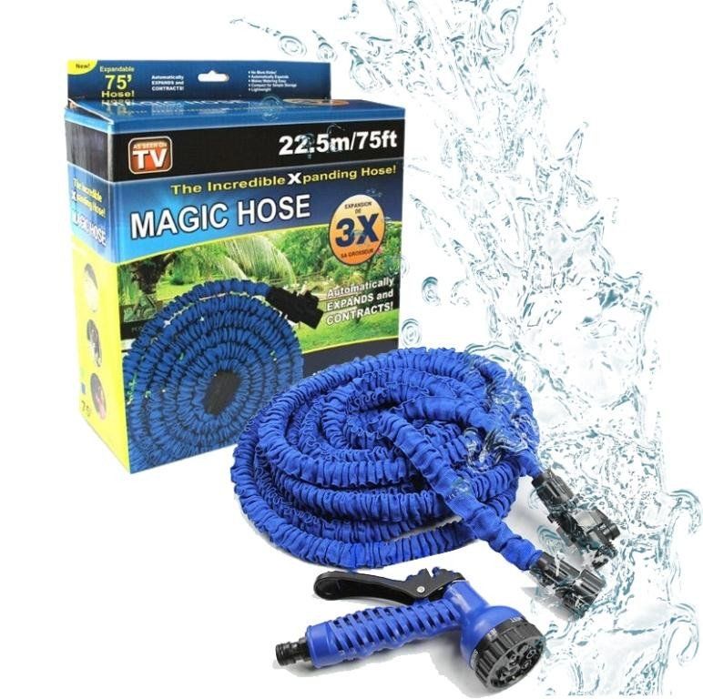 Садовий шланг Magic Hose 22,5 м Синій - фото 2