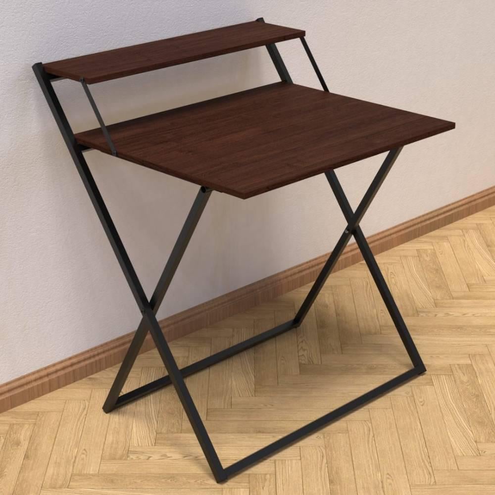 Стіл-трансформер Ferrum-decor Компакт 4 метал/ДСП 16 мм 750x790x720 мм Чорний/Венге Магія (FRD-105406) - фото 1 Стіл-трансформер Ferrum-decor Компакт 4 метал/ДСП 16 мм 750x790x720 мм Чорний/Венге Магія (FRD-105406) - фото 1