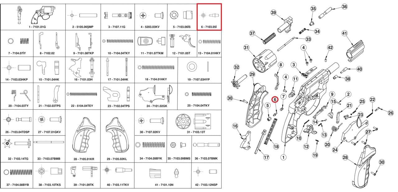 Бойок на револьвери Ekol/Profi Zbroia (1749484678) - фото 4