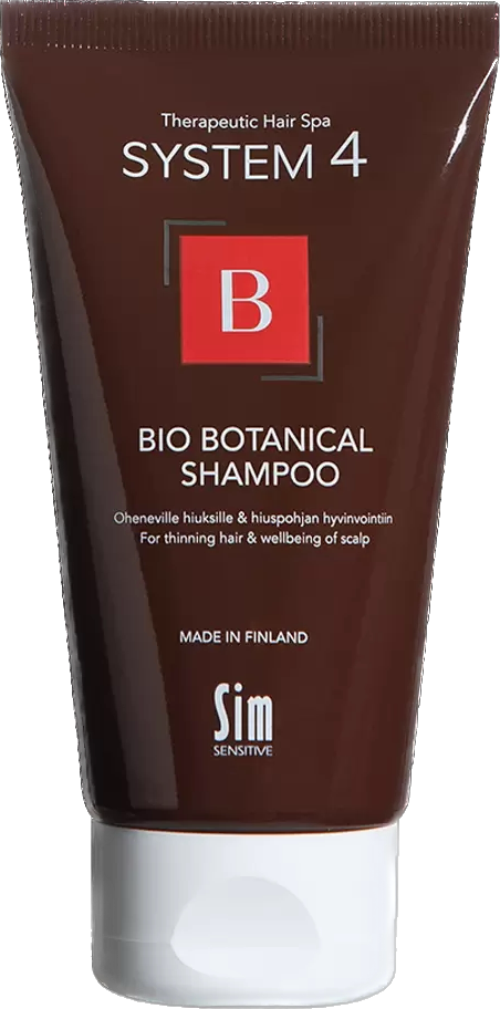 Шампунь Sim Sensitive System 4 Bio Botanical Shampoo био-ботанический против выпадения волос 75 ​​мл (6417150024314) - фото 1