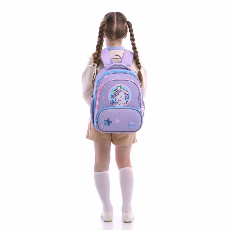 Рюкзак школьный GoPack Education GO25-597M-3 Fairytale Unicorn каркасный с ортопедической спинкой (000995161) - фото 12
