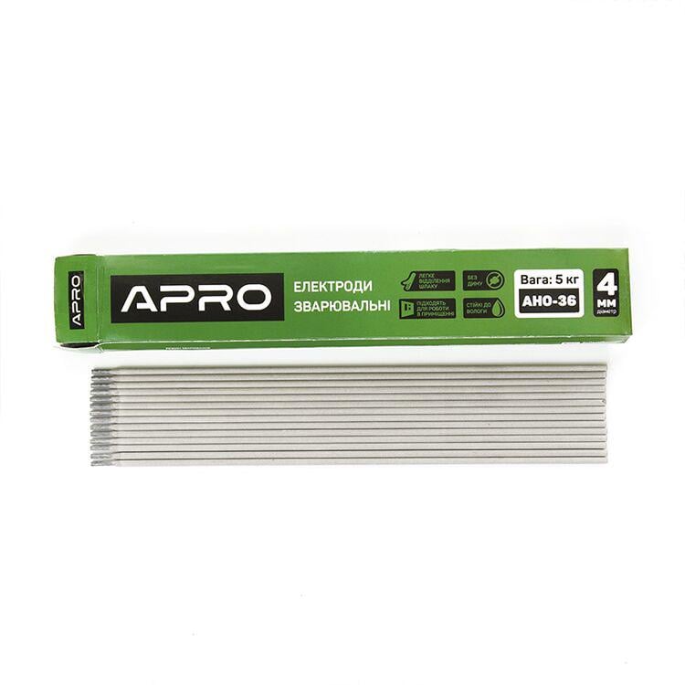 Електроди зварювальні APRO АНО-36 5 кг 4 мм (699913)