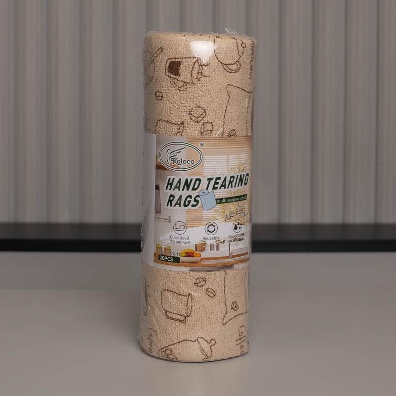 Отрывные салфетки цветные 25х25 см Бежевый (88315)