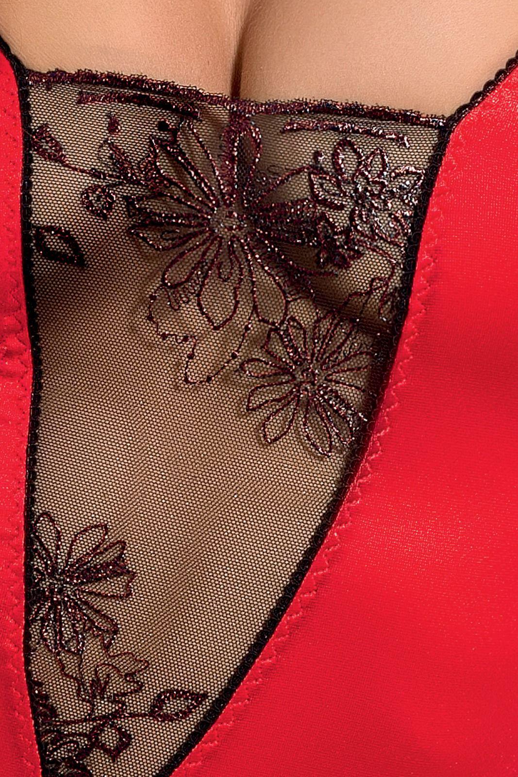 Боді Passion Exclusive BRIDA BODY XXL/XXXL Red - фото 2 Боді Passion Exclusive BRIDA BODY XXL/XXXL Red - фото 2
