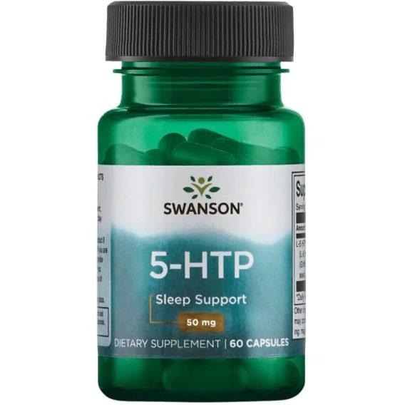 Тріптофан Swanson 5-HTP 50 мг 60 Caps (SWA-11236)