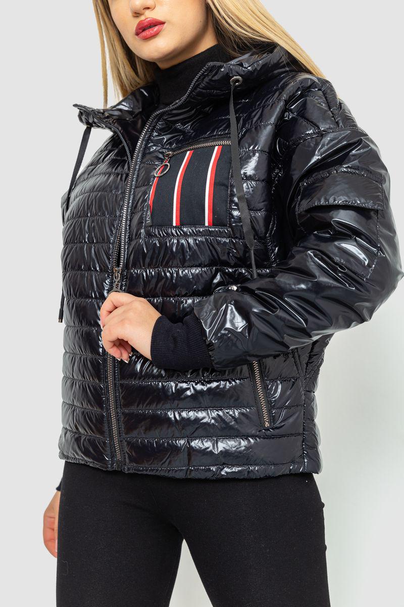 Куртка жіноча Ager демісезонна 4XL-5XL Чорний (102R5222) - фото 3 Куртка жіноча Ager демісезонна 4XL-5XL Чорний (102R5222) - фото 3