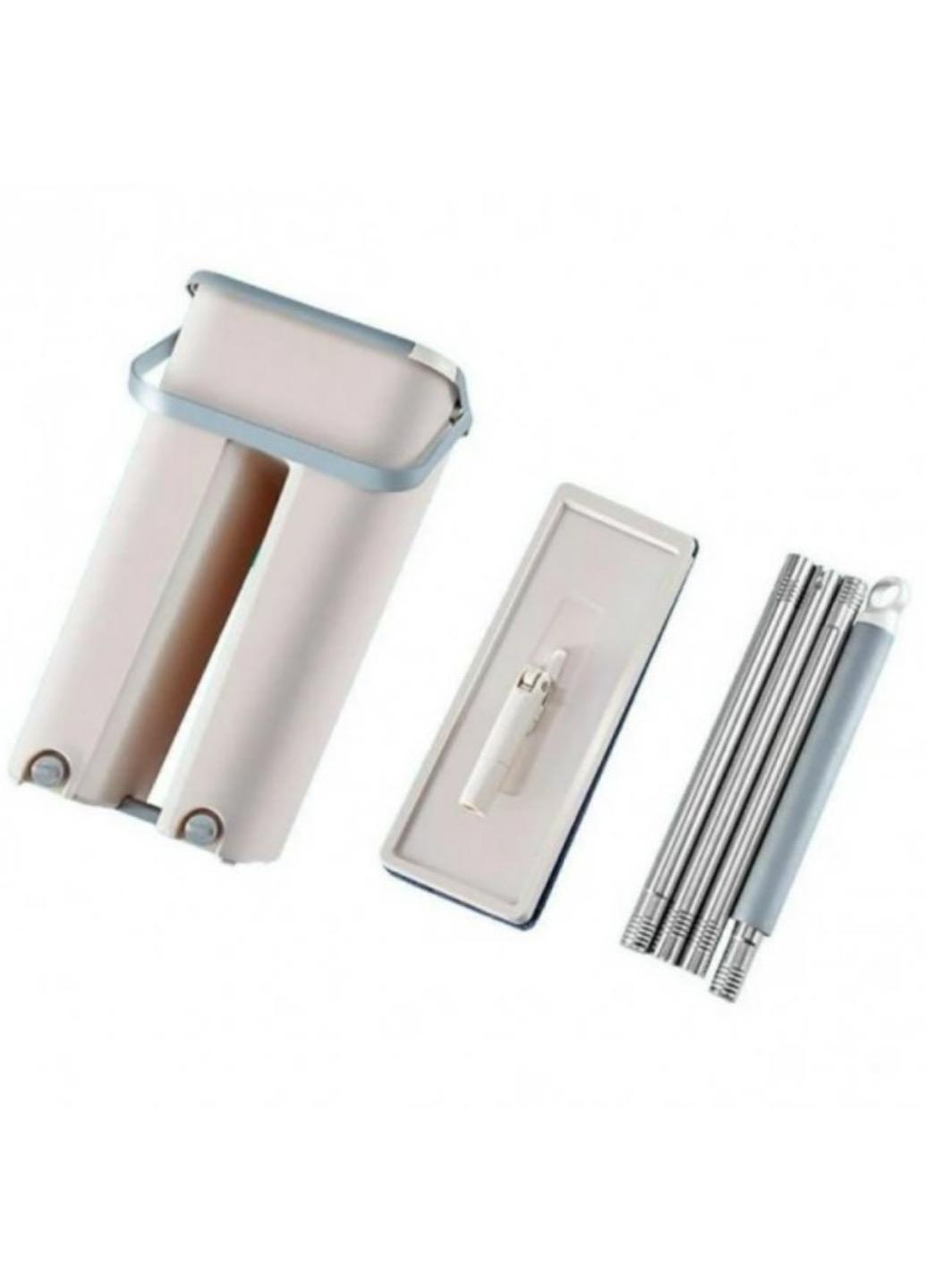 Швабра-лентяйка Hand Free Cleaning Mop 2в1 с автоматическим отжимом 5 л Бежевый (4488228) - фото 3