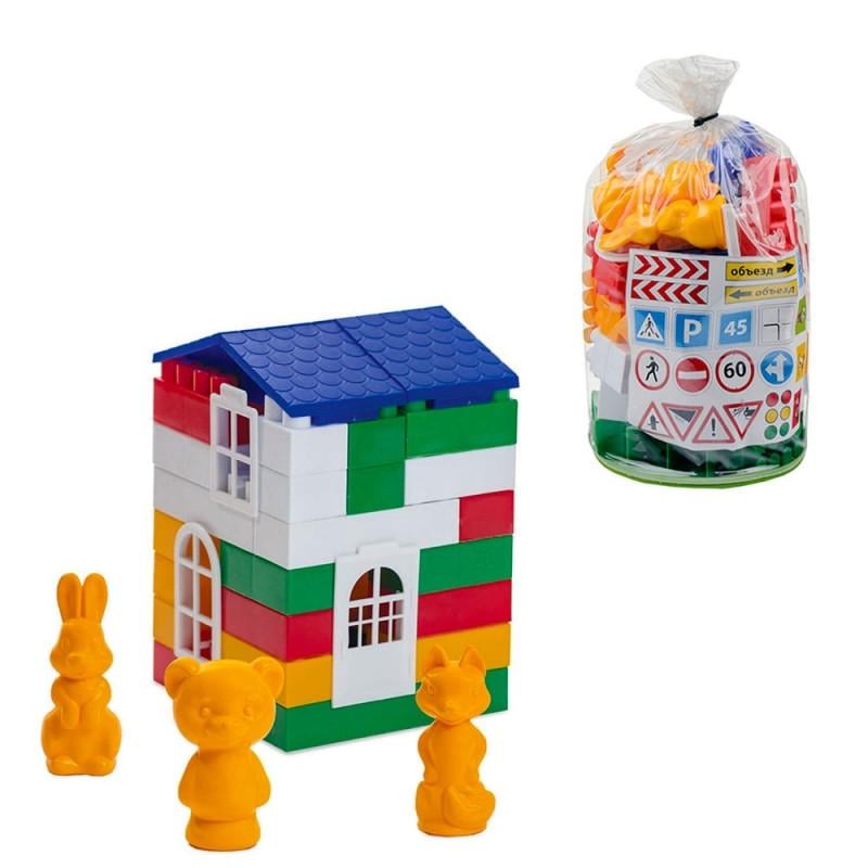 Конструктор дитячий Лідер №1 1-219 50 великих деталей (RLT14541)