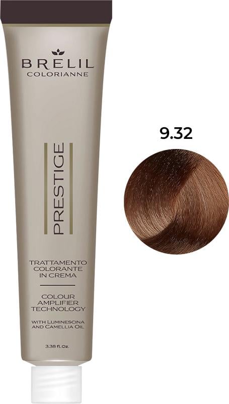 Краска для волос Brelil Colorianne Prestige 9/32 перманентная профессиональная с маслом камелии 100 мл (54846)