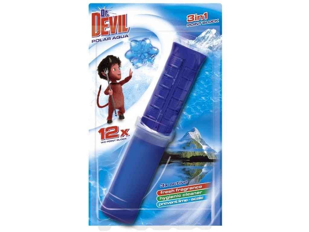 Блок для туалетів Dr.Devil Точковий 3in1 Полярна вода (899481)