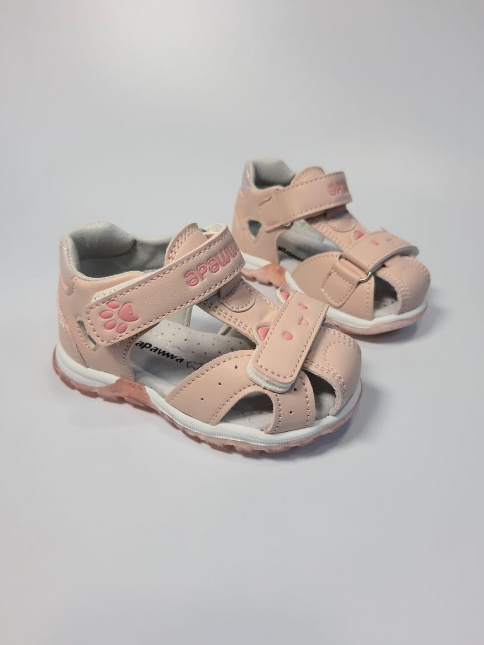 Босоножки для девочки Apawwa р. 26 16,2 см Розовый (0411 pink)