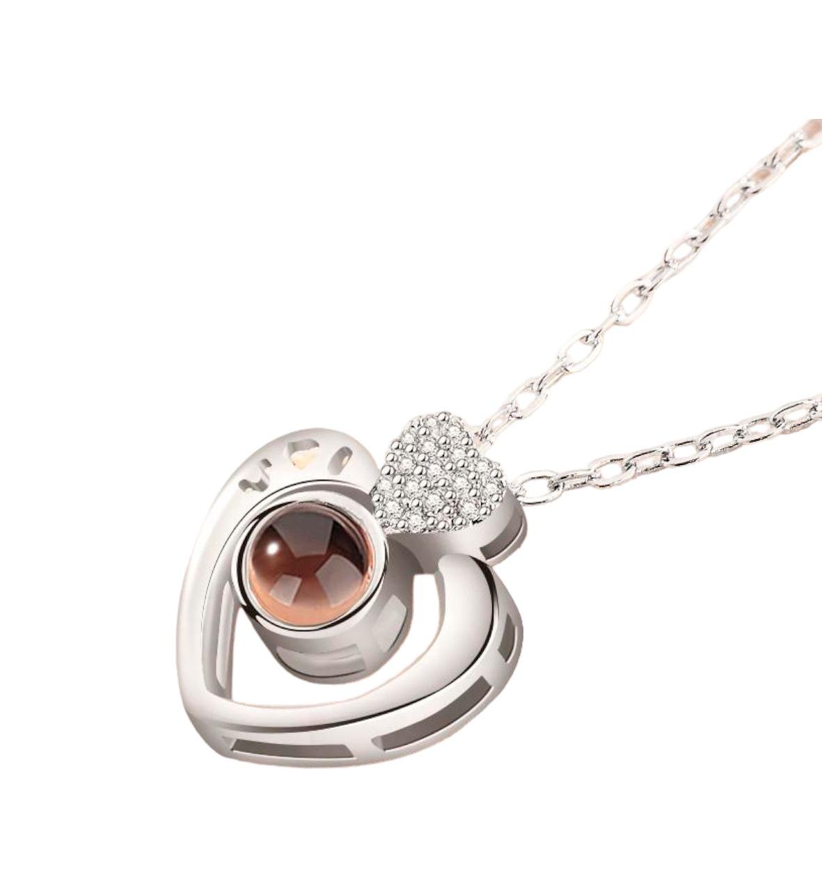 Кулон с проекцией Я тебя люблю на 100 языках мира (KS-102)