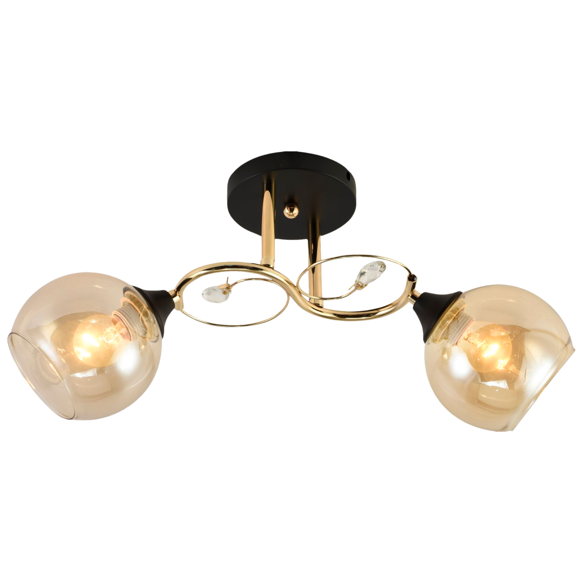 Люстра потолочная Valeso V XA1436B/2 BK+FGD