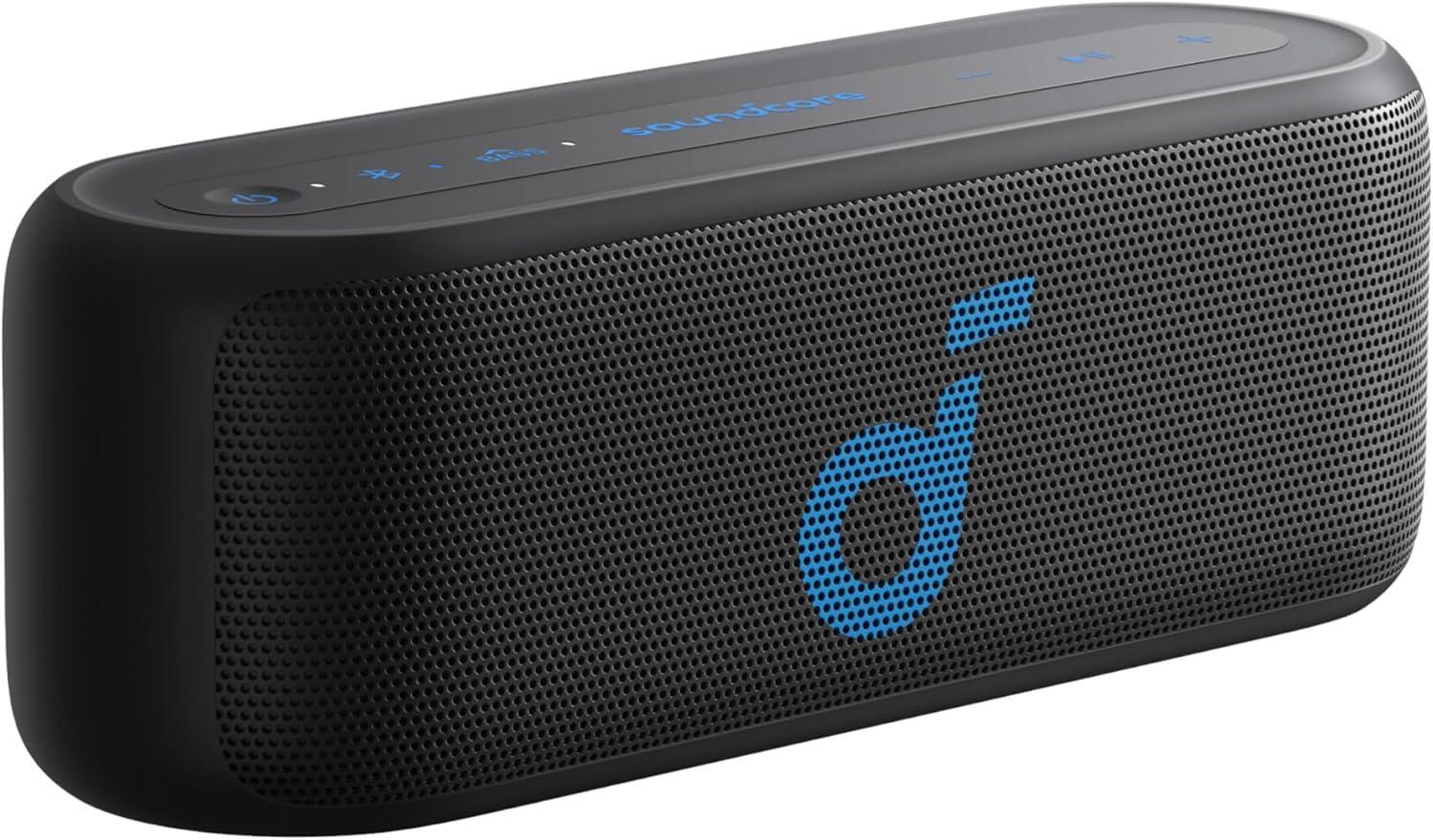 Портативные колонки акустическая Anker Soundcore Select 2S со стереозвуком 20 Вт функцией BassUp IPX7 Black (90333)