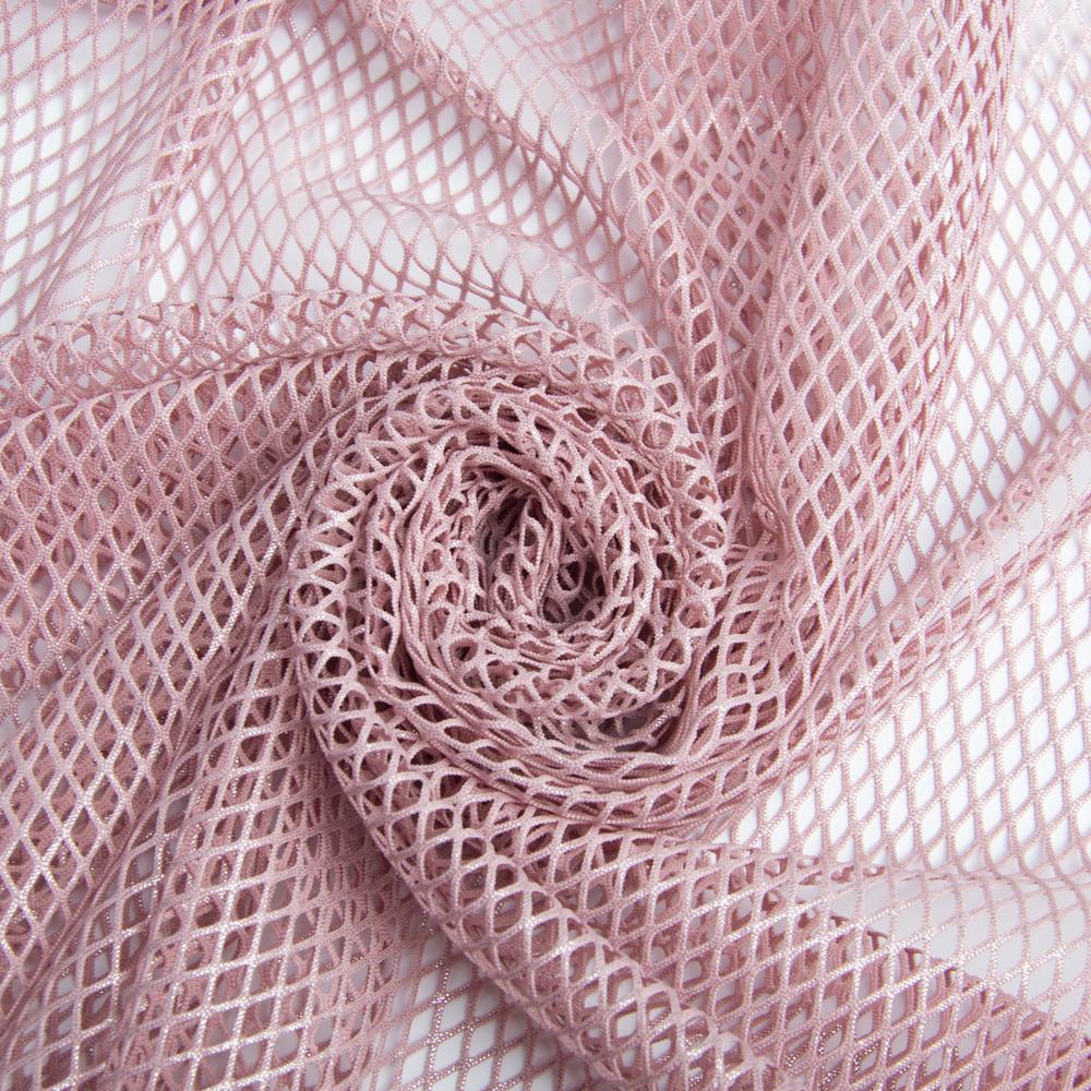 Ткань сетка Сильвер Пудра (24325)