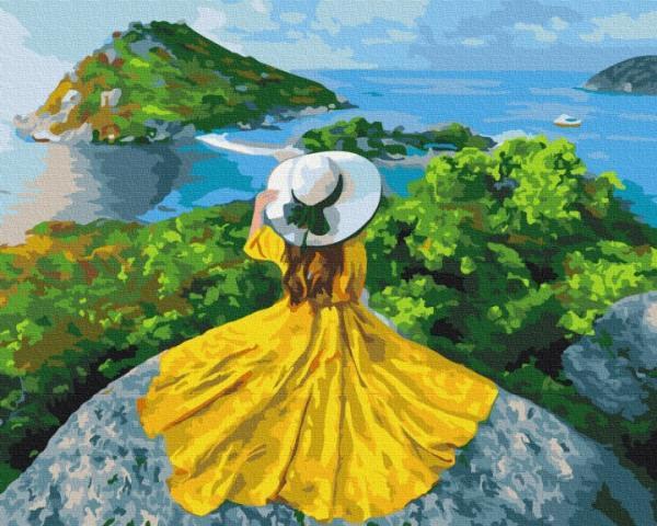 Картина по номерам Brushme Девушка-солнце 40х50 см в термопакете (BS37988-mt) Картина по номерам Brushme Девушка-солнце 40х50 см в термопакете (BS37988-mt)