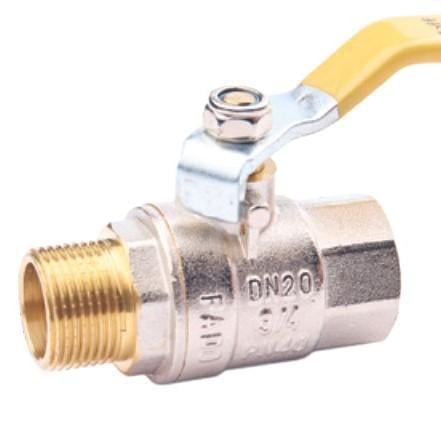 Кран кульовий для газу Fado New 1/2" РЗ-РВ ручка (GR11)