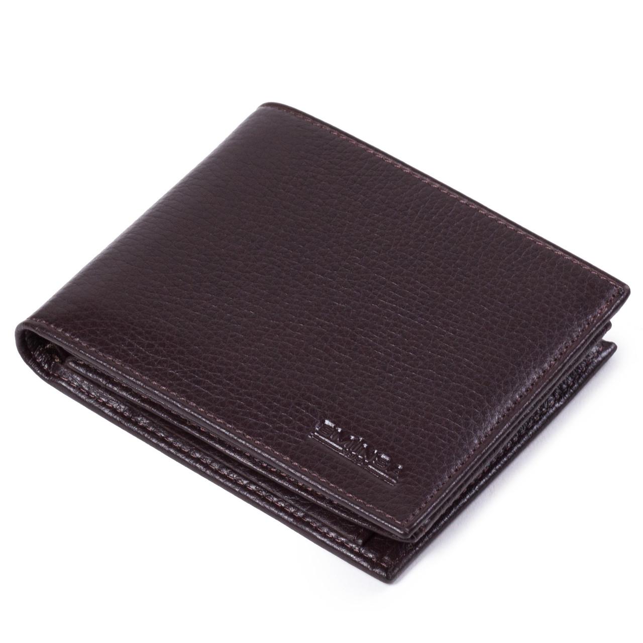 Гаманець чоловічий шкіряний eminsa 1029-17-3 Коричневий