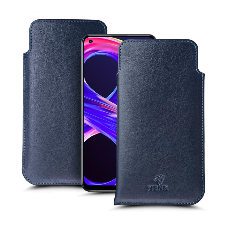 Футляр Stenk Elegance для Realme 8 Pro Синий (69973) Футляр Stenk Elegance для Realme 8 Pro Синий (69973)