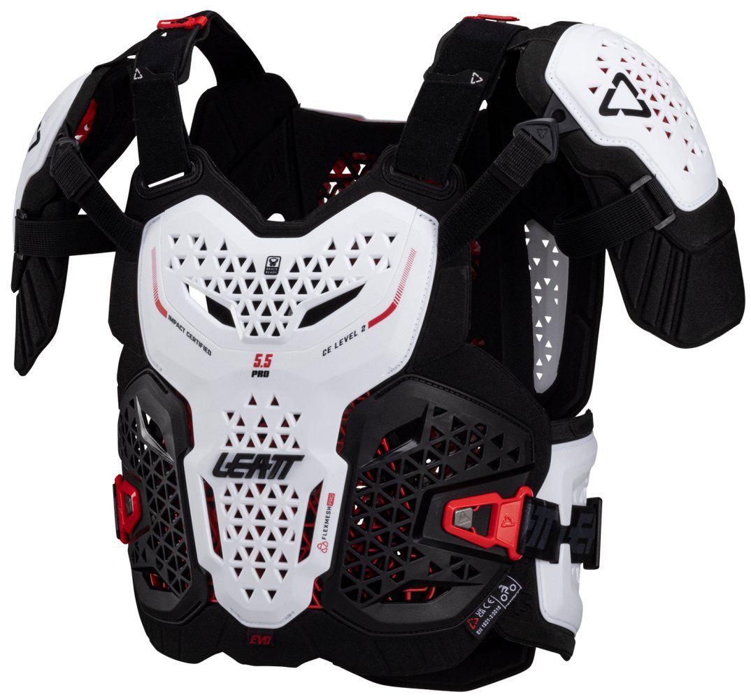 Мотозащита тела Leatt 5.5 PRO EVO Chest Protector L/XL White (47184)