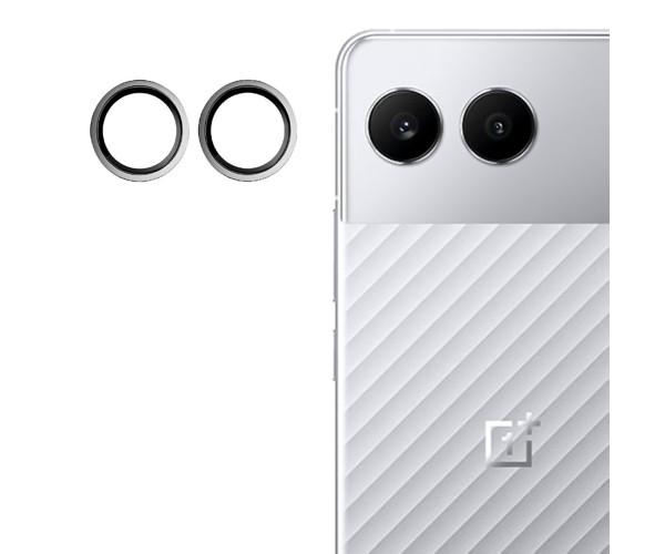 Защитное стекло с рамкой CD Pattern для OnePlus Nord 4 на заднюю камеру Серебряный