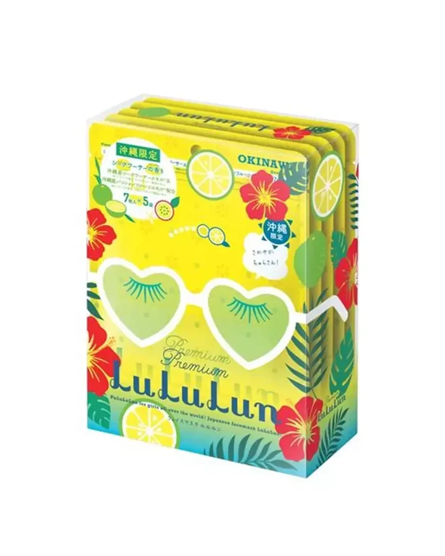 Маска для обличчя LuLuLun Citrus Depressa тонізуюча з олією цитруса та маракуєю 35 шт. (28532745)