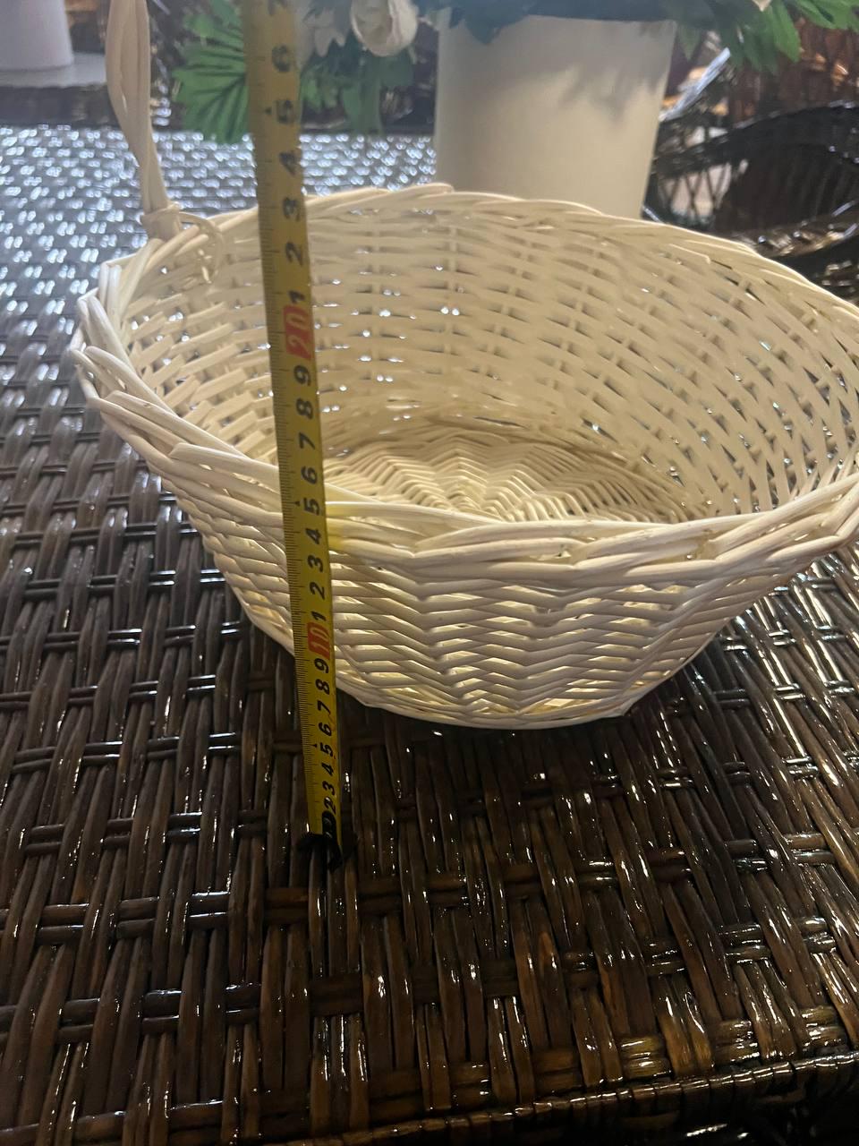 Корзина подарочная плетеная Сімейний Затишок Белый - фото 8