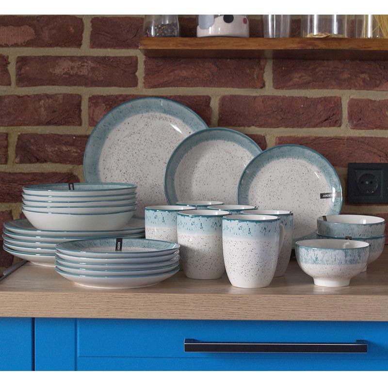 Сервиз Ardesto Siena SWB 27 Бело-голубой - фото 1 Сервиз Ardesto Siena SWB 27 Бело-голубой - фото 1