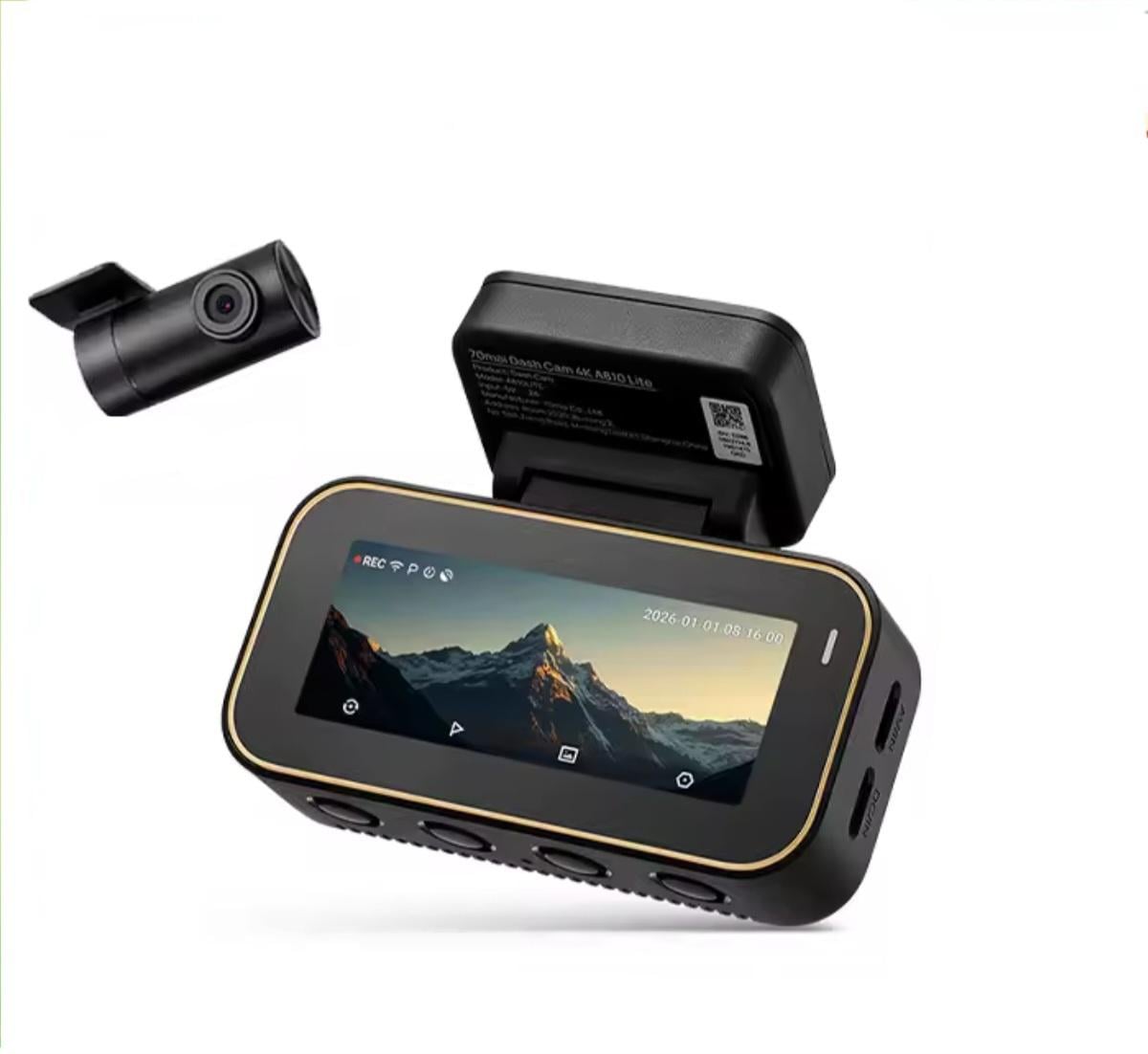Видеорегистратор 70mai Dash Cam A810 Lite 4K и 70mai Rear Cam RC21 Set Global (1070777)