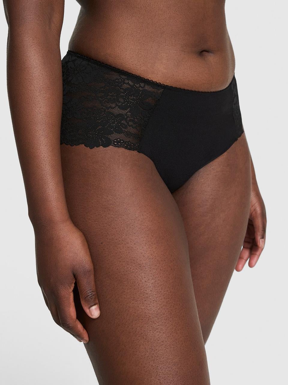 Трусики женские Victoria's Secret No-Show Hiphugger M Черный (281887958153)
