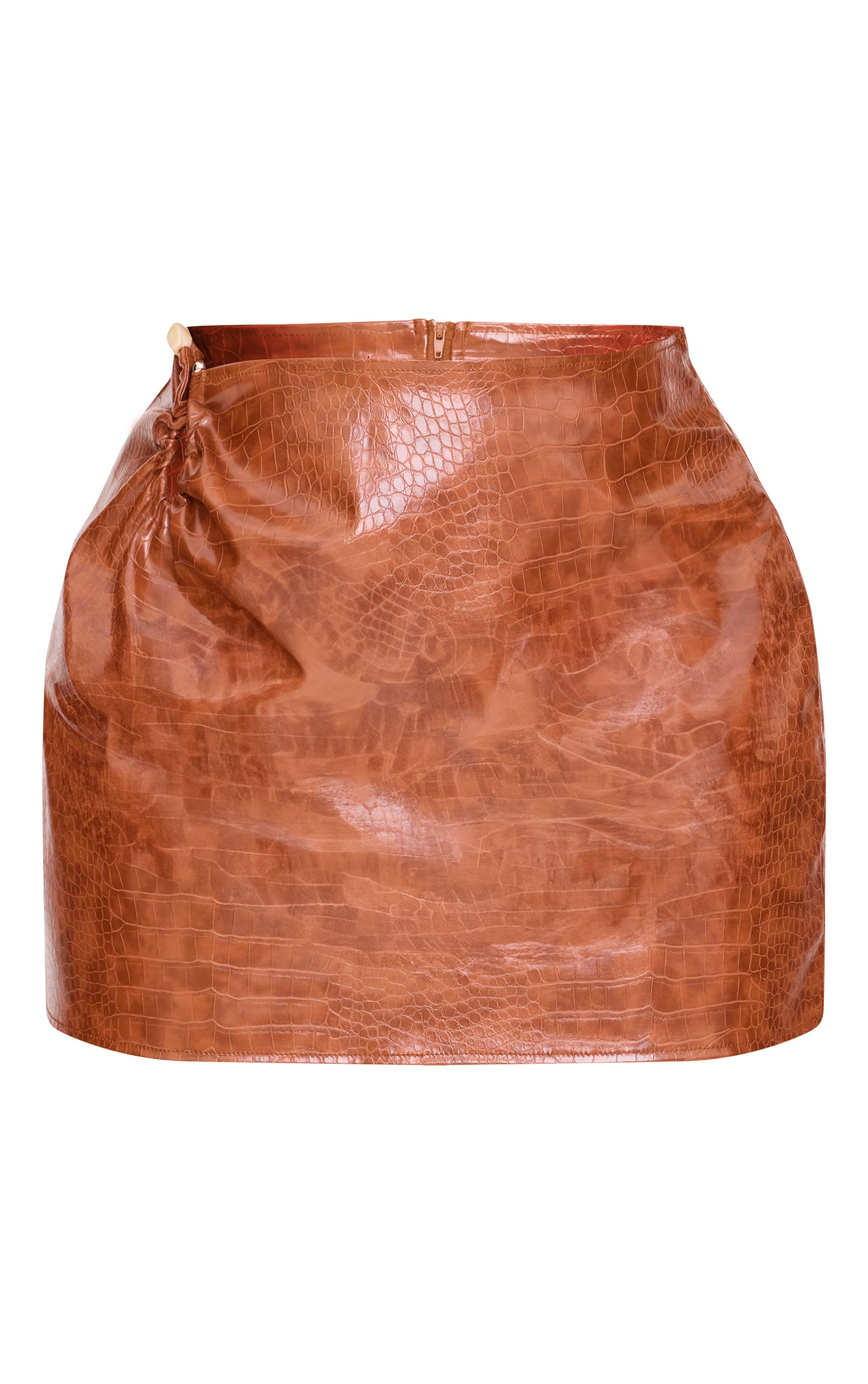 Юбка Pretty Little Thing CNK8768 48 Коричневый - фото 4 Юбка Pretty Little Thing CNK8768 48 Коричневый - фото 4