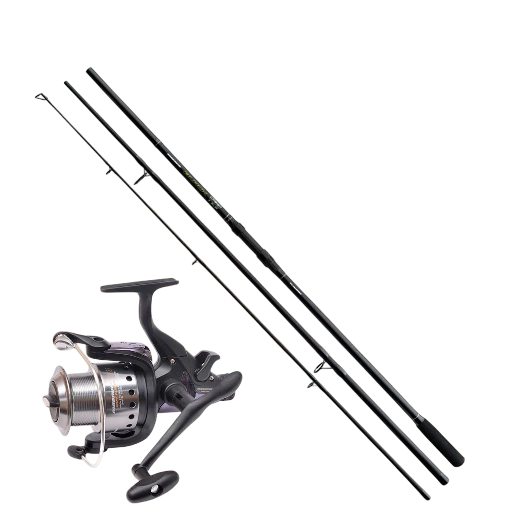 Набор удилище карповое Flagman Magnum Black Carp NGM 3,3 м 3lb FLMBC330 и катушка Flagman Magnum Carp Feeder 6000