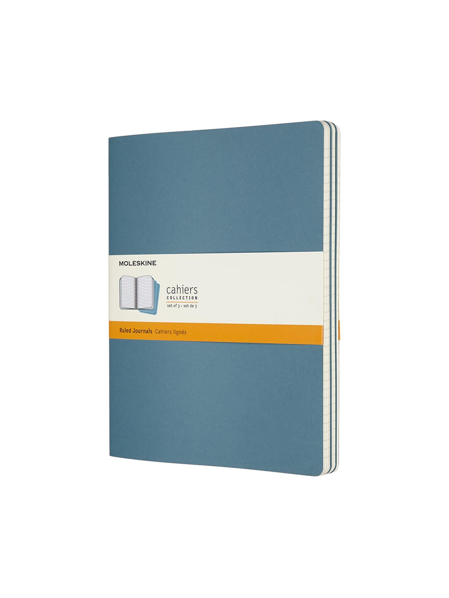 Блокнот Moleskine Cahier большой линейка Яркий голубой (CH021B44)