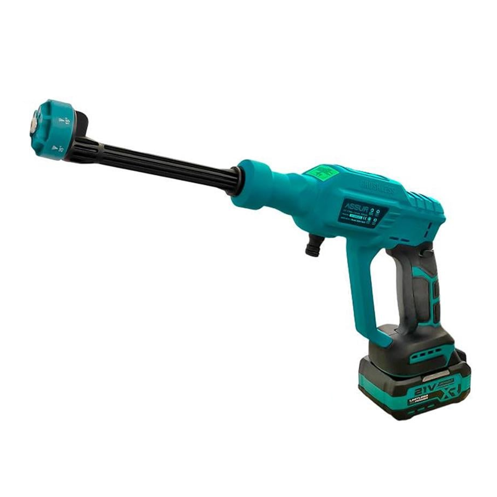 Мойка высокого давления аккумуляторная ASR431 с полным комплектом аксессуаров 21V сумка (37-124465)