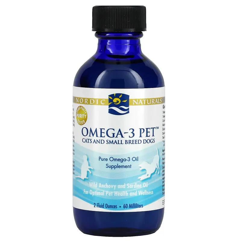 Рыбий жир для кошек и собак Nordic Naturals Omega-3 Pet в жидкой форме 60 мл (971062260)