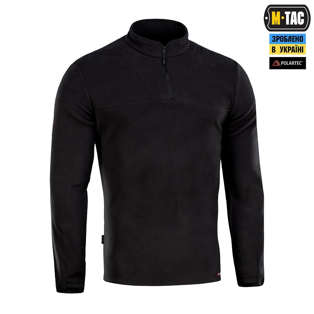 Кофта флісова M-Tac Delta Polartec L Чорний (5916866) - фото 2