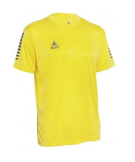 Футболка ігрова Select PISA PLAYER SHIRT 2XL Жовто-синій (624130-027)
