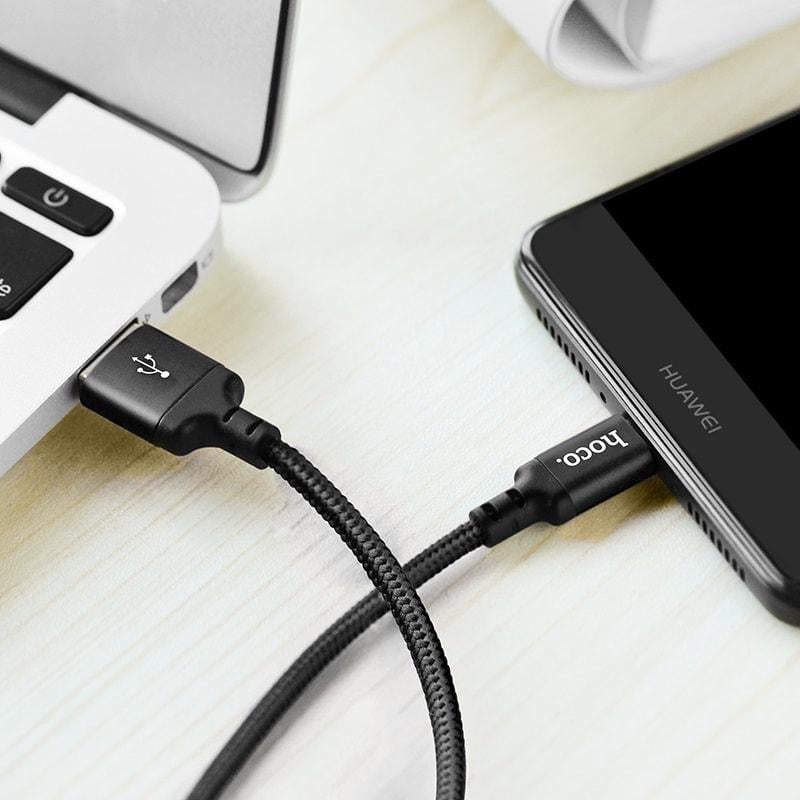Кабель интерфейсный Hoco X14 USB-Type-C 2 м (33083) - фото 5