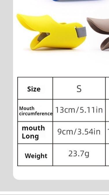 Намордник Утка для собак силиконовый регулируемый с нейлоновым зажимом - фото 7 Намордник Утка для собак силиконовый регулируемый с нейлоновым зажимом - фото 7