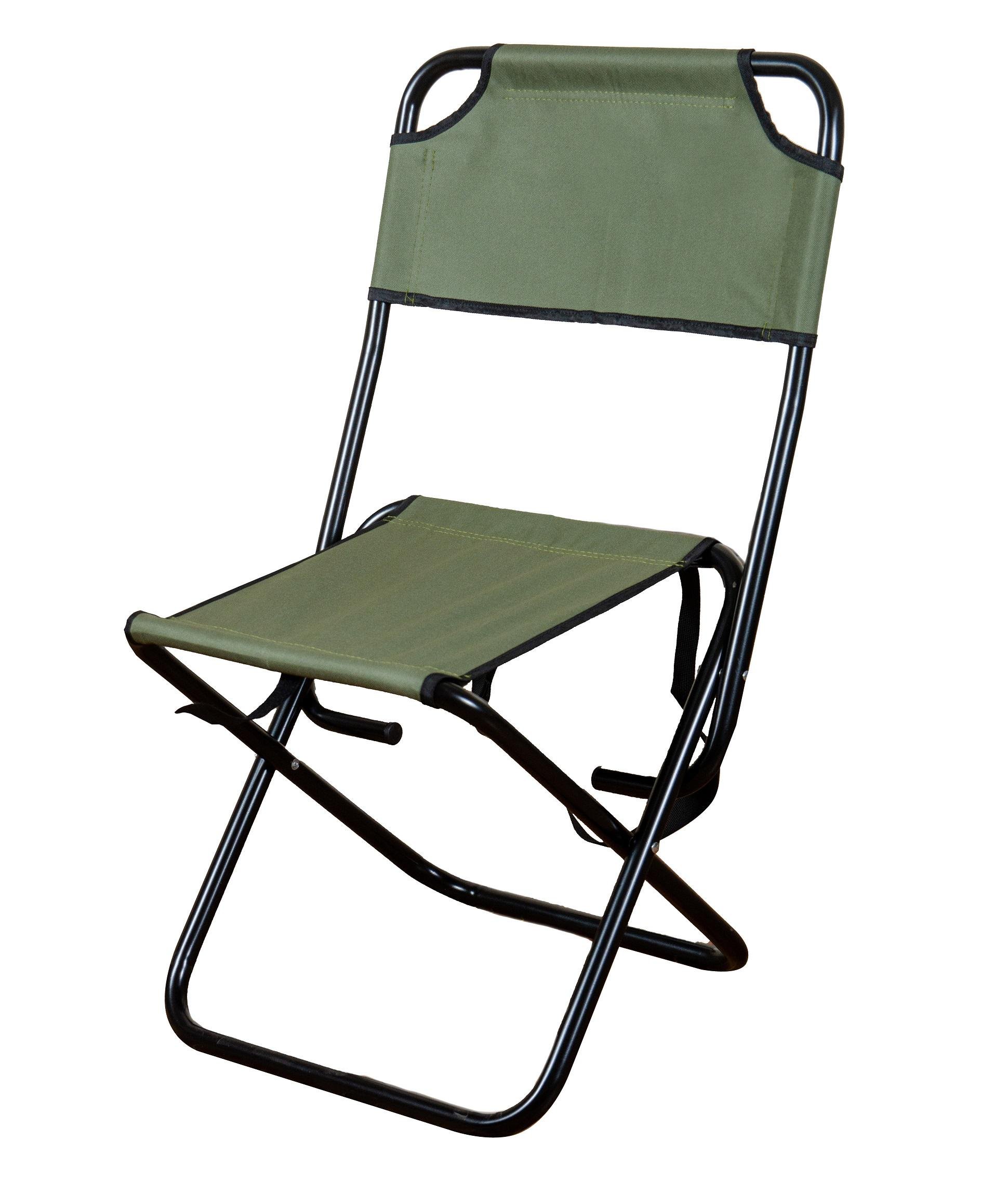 Стул туристический складной со спинкой NeRest NR-22 Хаки - фото 2