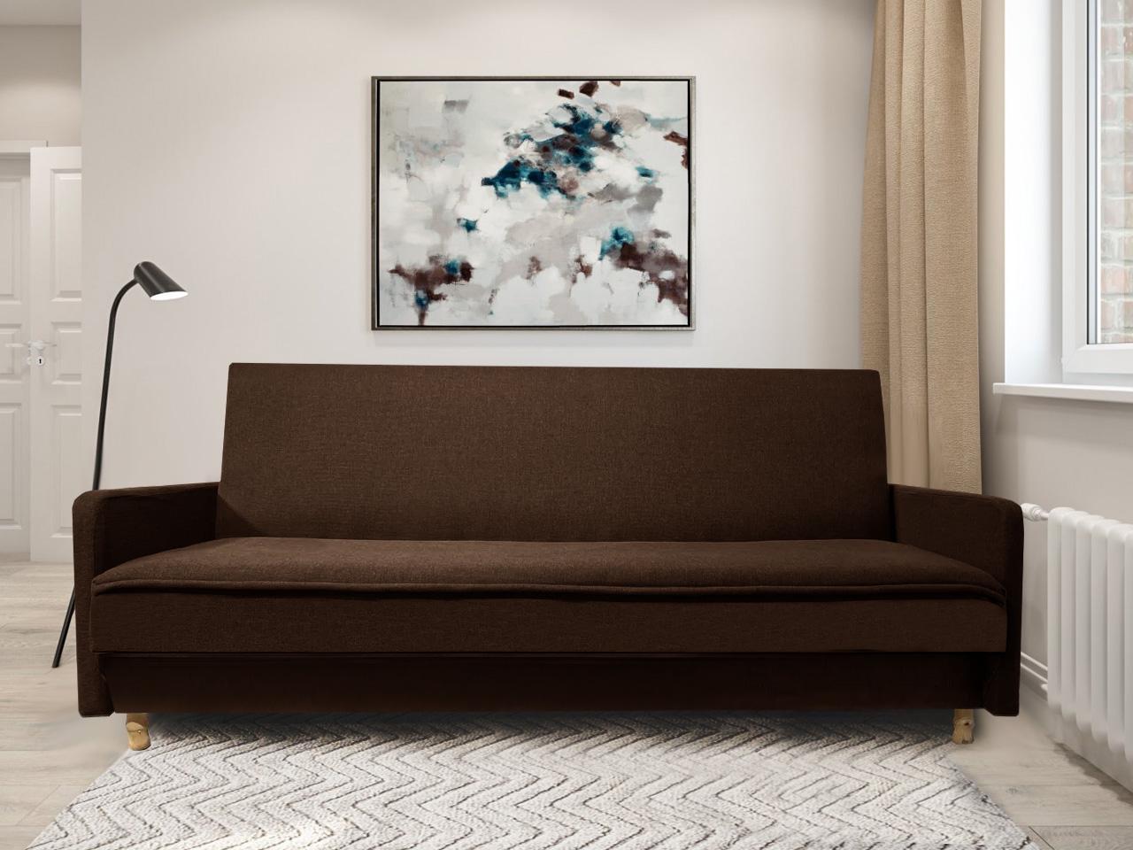 Диван прямий Corners Kauf Мальмо 200x115 см Темно-коричневий (016002-26) - фото 4 Диван прямий Corners Kauf Мальмо 200x115 см Темно-коричневий (016002-26) - фото 4