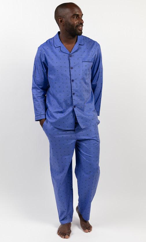 Пижама мужская Cyberjammies Jamie 6806-6807 XL Синий (5051877436756) - фото 1